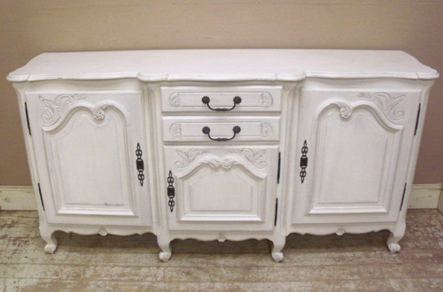 old french painted sideboard